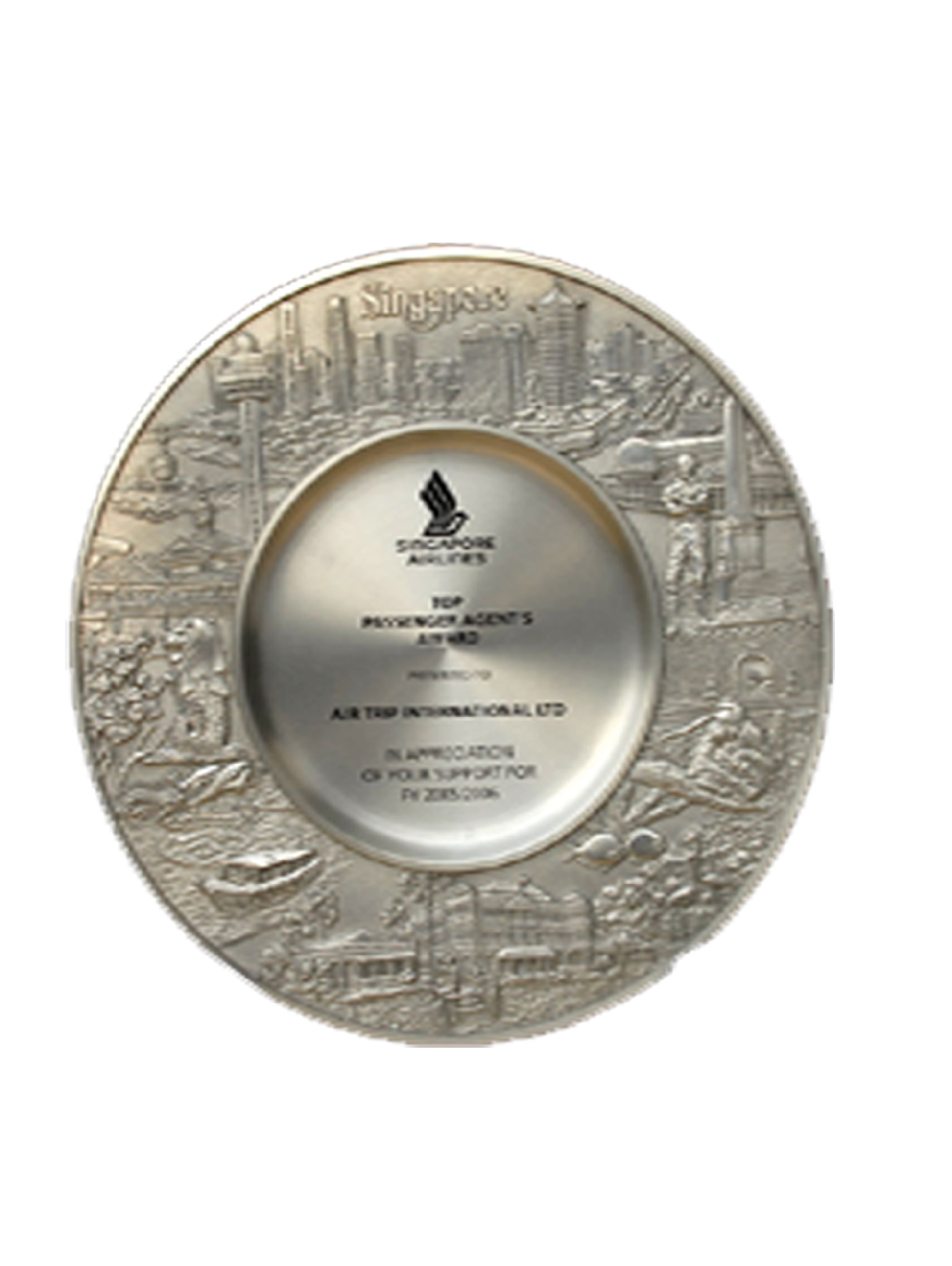 Top Passenger Award from Singapore Airlines